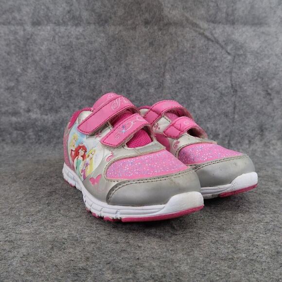 Disney Shoes Toddler 11 Sneaker Princess Pink Hearts Character Kids Girls Active - Picture 1 of 14